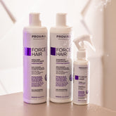 Kit Crescimento Capilar Force Hair Shampoo + Máscara + Tônico 8x - Prohall